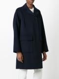 buttoned up coat 