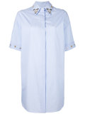 studded trim long shirt 