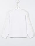 faux fur trim sweatshirt