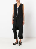 asymmetric layered waistcoat