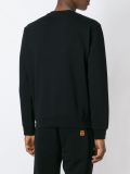 stripe logo print sweatshirt