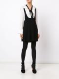 ruffled neck dress