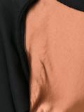 sweatshirt overlay satin dress