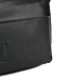 logo embossed backpack