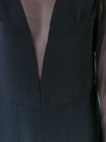 split panels sheer dress