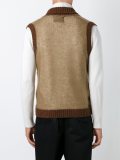 shawl neck knit gilet