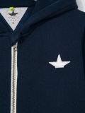 embroidered logo hoodie