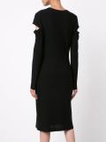 cutout detail dress