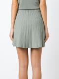 A-line knit skirt