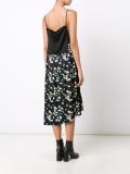 daisy print slip dress