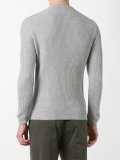 slim-fit ribbed jumper