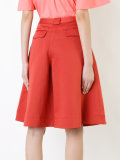 wide-leg cropped trousers