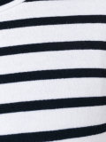 three-quarters sleeve striped jumper