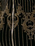 studded baroque midi dress