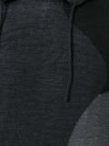contrast hoodie 