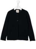 collarless jacket