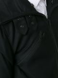 zipped biker jacket