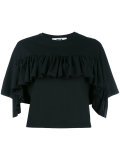 ruffle detail T-shirt