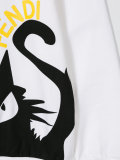cat print sweatshirt 