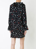 heart face print dress