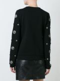 lion head studded sweatshirt