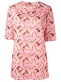 doll print T-shirt
