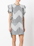 geometric print dress