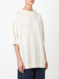drawstring collar blouse