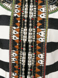 stripe embellished cropped jacket