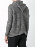 hooded boxy cardigan 