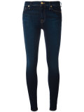 faded detail skinny jeans