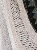 shimmery v-neck jumper