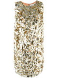 sequin shift dress