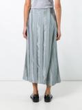 drop-crotch pleated trousers