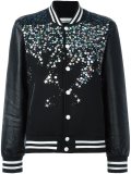 sequin effect bomber jacket