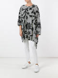 striped oversized T-shirt 