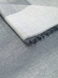 contrast border scarf