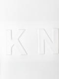 embossed logo sweatshirt
