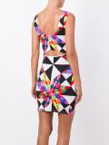 geometric print dress