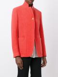 stand up collar blazer