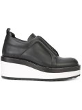 Slider wedged loafers