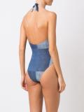 panelled swimsuit