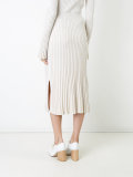knitted pleated skirt 