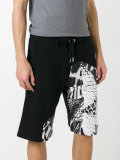multi-print shorts 