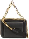 double compartment shoulder bag