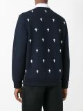 fleur-de-lis embroidered sweatshirt