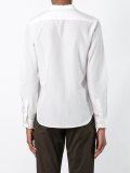 band collar shirt