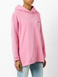 wink patch hoodie 