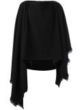 asymmetric hem poncho