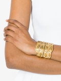 Opyum crocodile textured cuff